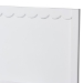 Baxton Studio Roni Modern White Wood Full Platform Bed with Scalloped Edges - BSORoni-White-Full