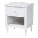 Baxton Studio Roni Modern White Wood 4-Piece Twin Bedroom Set with Scalloped Edges - BSORoni-White-Twin 4PC Bedroom Set 2