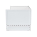 Baxton Studio Roni Modern White Scalloped Wood Twin Daybed with Trundle - BSORoni-White-Daybed with Trundle