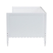Baxton Studio Roni Modern White Wood Twin Daybed with Scalloped Edges - BSORoni-White-Daybed-Twin
