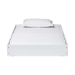 Baxton Studio Roni Modern White Wood Twin Trundle - BSORoni-White-Trundle