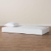 Baxton Studio Roni Modern White Wood Twin Trundle - BSORoni-White-Trundle