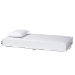 Baxton Studio Roni Modern White Wood Twin Trundle - BSORoni-White-Trundle