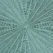 bali & pari Palm Bohemian Seafoam Green Scalloped Rattan Coffee Table - BSOPalm-Green Rattan-Coffee Table