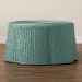 bali & pari Palm Bohemian Seafoam Green Scalloped Rattan Coffee Table - BSOPalm-Green Rattan-Coffee Table