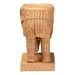 bali & pari Elissa Bohemian Light Honey Rattan Elephant End Table - BSOElephant-Light Honey Rattan-ET