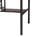 Baxton Studio Vintner Industrial Brown and Black Pub Table with Built-In Wine Cage - BSOCDC252-PT TABLE