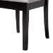 Baxton Studio Marian Modern Grey Fabric and Dark Brown Finished Wood 5-Piece Dining Set - BSOGwen-Grey/Dark Brown-5PC Dining Set