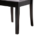 Baxton Studio Bailey Modern Grey Fabric and Dark Brown Finished Wood 5-Piece Dining Set - BSOMaura-Grey/Dark Brown-5PC Dining Set
