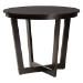 Baxton Studio Selby Modern Sand Fabric and Dark Brown Wood 5-Piece Dining Set - BSOSelby-Sand/Dark Brown-5PC Dining Set