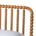 Baxton Studio Lucera Mid-Century Oak Brown Queen Size 3-Piece Bobbin Bedroom Set - BSOMG0110-4-NT Oak-Queen 3PC Bedroom Set