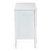 Baxton Studio Lucera Mid-Century White Bobbin Wood 6-Drawer Dresser - BSOMG9011-White-6DW-Dresser