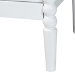 Baxton Studio Lucera Mid-Century White Bobbin Wood 6-Drawer Dresser - BSOMG9011-White-6DW-Dresser