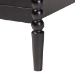 Baxton Studio Lucera Mid-Century Black Bobbin Wood 6-Drawer Dresser - BSOMG9011-Black-6DW-Dresser