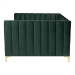 Baxton Studio Oksana Glam and Luxe Emerald Green Velvet and Gold Metal Full Daybed - BSOCF0344-Emerald Green Daybed-Full