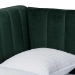 Baxton Studio Oksana Glam and Luxe Emerald Green Velvet and Gold Metal Full Daybed - BSOCF0344-Emerald Green Daybed-Full