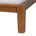Baxton Studio Aldith Japandi Walnut Brown Toolless Assembly Queen Platform Bed - BSOBBT61232-Tooless-Walnut-Queen