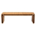 bali & pari Nevada Bohemian Light Honey Rattan Accent Bench - BSONevada-Light Honey Rattan-Bench