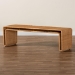 bali & pari Nevada Bohemian Light Honey Rattan Accent Bench - BSONevada-Light Honey Rattan-Bench