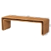 bali & pari Nevada Bohemian Light Honey Rattan Accent Bench - BSONevada-Light Honey Rattan-Bench