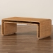 bali & pari Nevada Bohemian Light Honey Rattan Coffee Table - BSONevada-Light Honey Rattan-CT