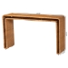 bali & pari Nevada Bohemian Light Honey Rattan Console Table - BSONevada-Light Honey Rattan-Console Table