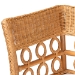 bali & pari Monica Bohemian Light Honey Rattan 3-Piece Dining Nook Set - BSOMonica-3PC Dining Nook Set