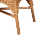 bali & pari Monica Bohemian Light Honey Rattan 3-Piece Dining Nook Set - BSOMonica-3PC Dining Nook Set