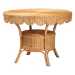 bali & pari Matilde Bohemian Light Honey Rattan 3-Piece Dining Nook Set - BSOMatilde-3PC Dining Nook Set