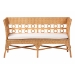 bali & pari Oxford Bohemian Light Honey Rattan Dining Bench with Armrests - BSOOxford-Light Honey Rattan-Arm-Bench