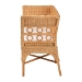bali & pari Oxford Bohemian Light Honey Rattan Dining Bench with Armrests - BSOOxford-Light Honey Rattan-Arm-Bench