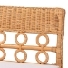 bali & pari Oxford Bohemian Light Honey Rattan Dining Bench - BSOOxford-Light Honey Rattan-Armless-Bench