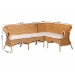 bali & pari Tamara Bohemian Light Honey Rattan 2-Piece Dining Nook Bench Set - BSOTamara-Light Honey Rattan-2PC Bench Set
