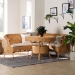 bali & pari Keitha Bohemian Light Honey Rattan 3-Piece Dining Nook Set - BSOTamara/Palm Short-3PC Dining Set