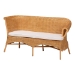 bali & pari Tamara Bohemian Light Honey Rattan 2-Piece Dining Nook Bench Set - BSOTamara-Light Honey Rattan-2PC Bench Set