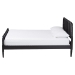 Baxton Studio Braith Farmhouse Black Spindle Wood Queen Size Platform Bed - BSOSW8620-Black-Queen