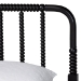 Baxton Studio Braith Farmhouse Black Spindle Wood Queen Size Platform Bed - BSOSW8620-Black-Queen