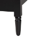 Baxton Studio Braith Farmhouse Black Spindle Wood Queen Size Platform Bed - BSOSW8620-Black-Queen