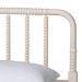 Baxton Studio Braith Farmhouse Ivory Spindle Wood King Size Platform Bed - BSOSW8620-Ivory-King