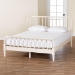 Baxton Studio Braith Farmhouse Ivory Spindle Wood King Size Platform Bed - BSOSW8620-Ivory-King