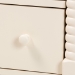 Baxton Studio Braith Farmhouse Ivory Spindle Wood King Size 4-Piece Bedroom Set - BSOSW8620-Ivory-4PC King Bedroom Set