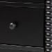 Baxton Studio Braith Farmhouse Black Spindle Wood 5-Drawer Chest - BSOSW8000-88CH5D-Black-Chest