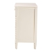 Baxton Studio Braith Farmhouse Ivory Spindle Wood 5-Drawer Chest - BSOSW8000-88CH5D-Ivory-Chest