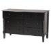 Baxton Studio Braith Farmhouse Black Spindle Wood 7-Drawer Dresser