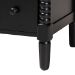 Baxton Studio Braith Farmhouse Black Spindle Wood 7-Drawer Dresser - BSOSW8000-88D7D-Black-Dresser