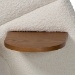 Baxton Studio Cherise Modern Cream Boucle Fabric King Floating Bed with Built-In Shelves - BSOBBT61326-Floating Bed-Cream-King