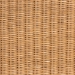 bali & pari Palm Scallop Natural Rattan Ottoman with Cushion - Handwoven Wicker Accent Bench for Living Room, Bedroom or Entryway, Coastal Boho Style Accent Furniture, Rectangle - BSOPalm-Light Honey Rattan-Rectangle Ottoman w/ Cushion