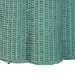 bali & pari Palm Scallop Natural Rattan Console Table - Handwoven Wicker Round Accent Table for Living Room, Sunroom or Foyer Place, Coastal Boho Style in Teal Green - BSOPalm-Green Rattan Round-Console Table