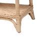 bali & pari Oxford Braided Natural Rattan Console Table with Open Shelf - Coastal Boho Entryway or Hallway Accent Table with Decorative Loop Detailing - BSOWS120-Natural-Rattan-Console Table