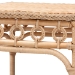 bali & pari Oxford Braided Natural Rattan End Table with Shelf - Square Boho Accent Table with Decorative Loop Detailing, Coastal Style for Living Room or Bedroom - BSOWS119-Natural-Rattan-ET